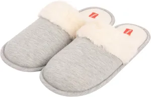 Hanes womens Comfort Cotton on Scuff With Memory Foam and Anti-skid Sole Slipper
