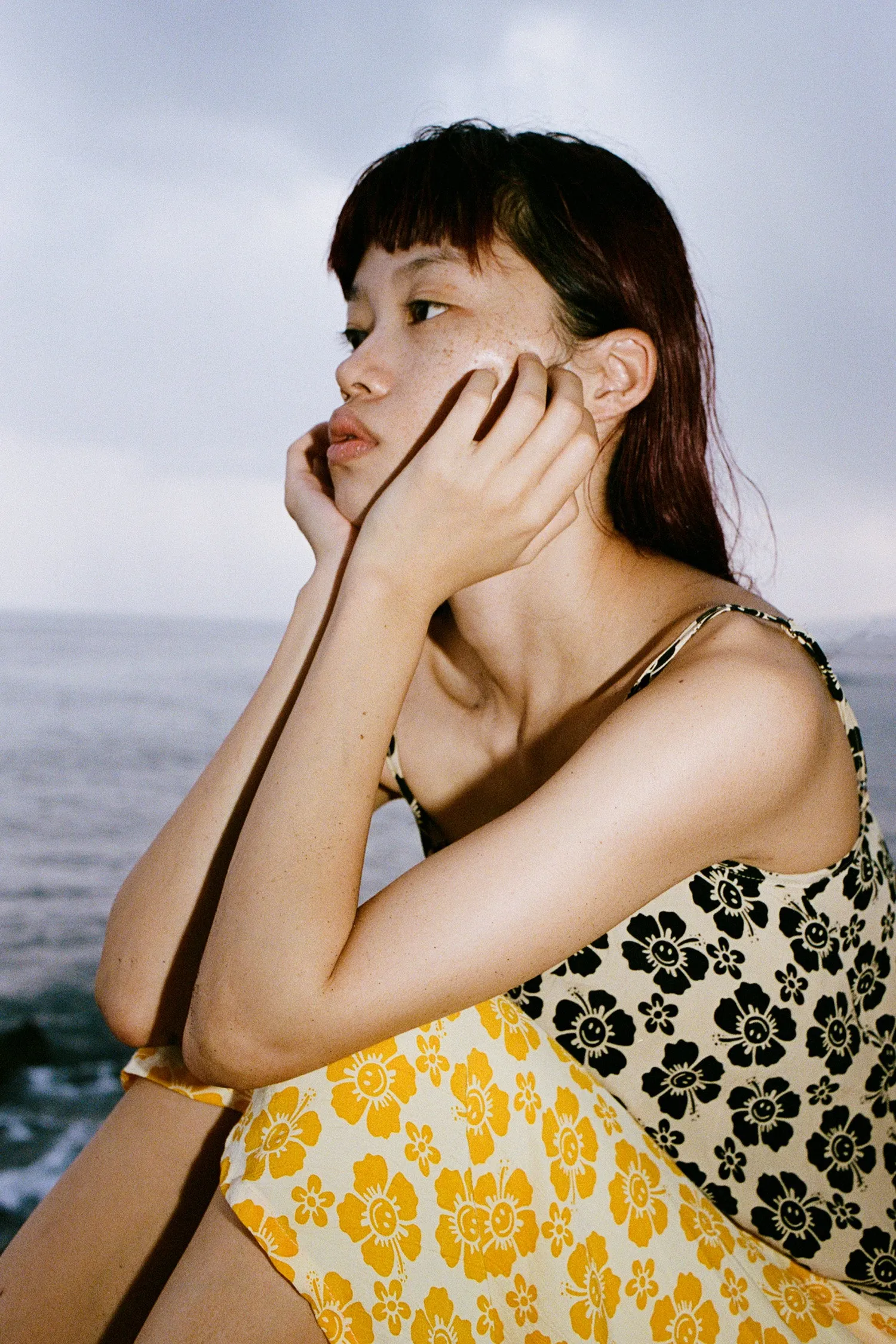 Happy Hibiscus Slip Dress - Sunbleach