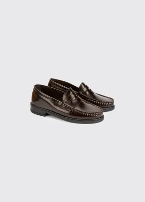Harvard Ladies Casual Loafer- Mahogany