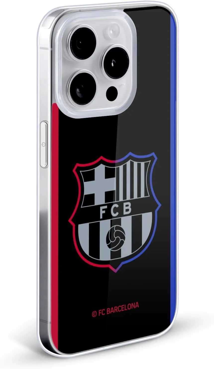 Head Case Designs Officially Licensed FC Barcelona Away 2024/25 Crest Kit Soft Gel Case Compatible with Apple iPhone 16 Pro