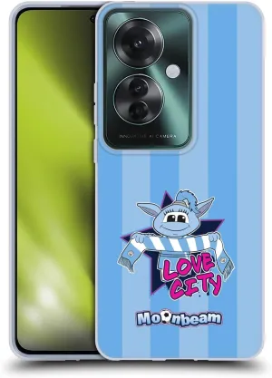 Head Case Designs Officially Licensed Manchester City Man City FC Love City Moonchester & Moonbeam Soft Gel Case Compatible with Oppo Reno11 F 5G / F25 Pro 5G