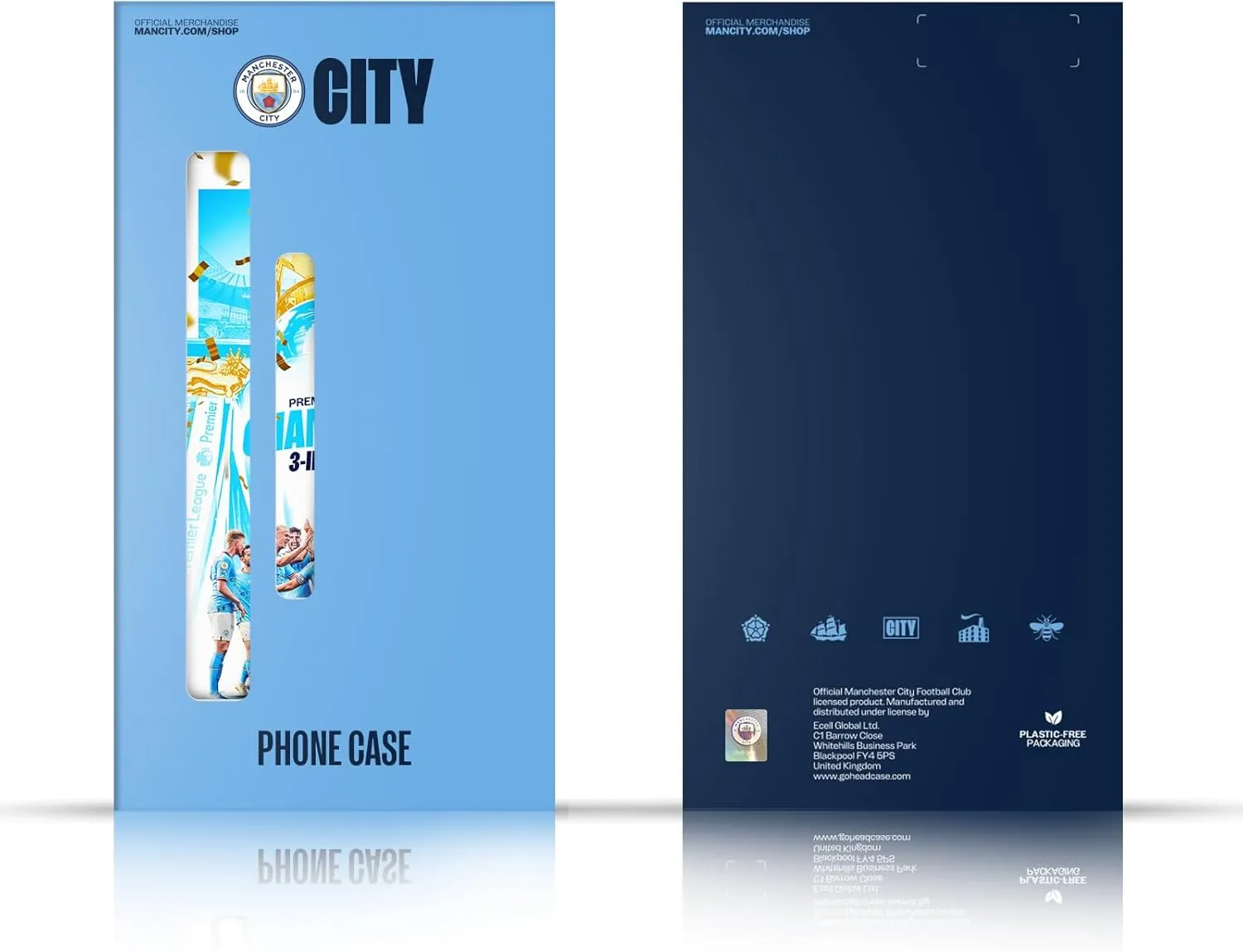 Head Case Designs Officially Licensed Manchester City Man City FC Love City Moonchester & Moonbeam Soft Gel Case Compatible with Oppo Reno11 F 5G / F25 Pro 5G