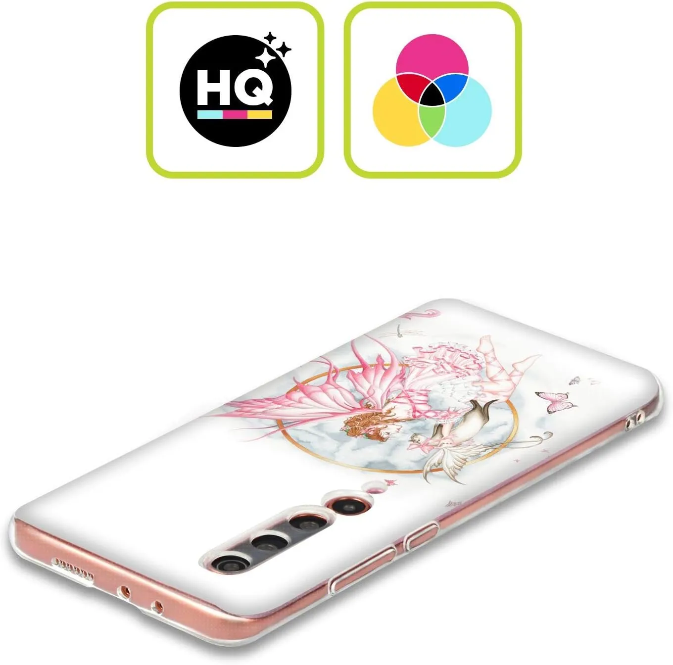 Head Case Designs Officially Licensed Nene Thomas The Gift Pink with Cat Fairies Soft Gel Case Compatible with Xiaomi Redmi A3