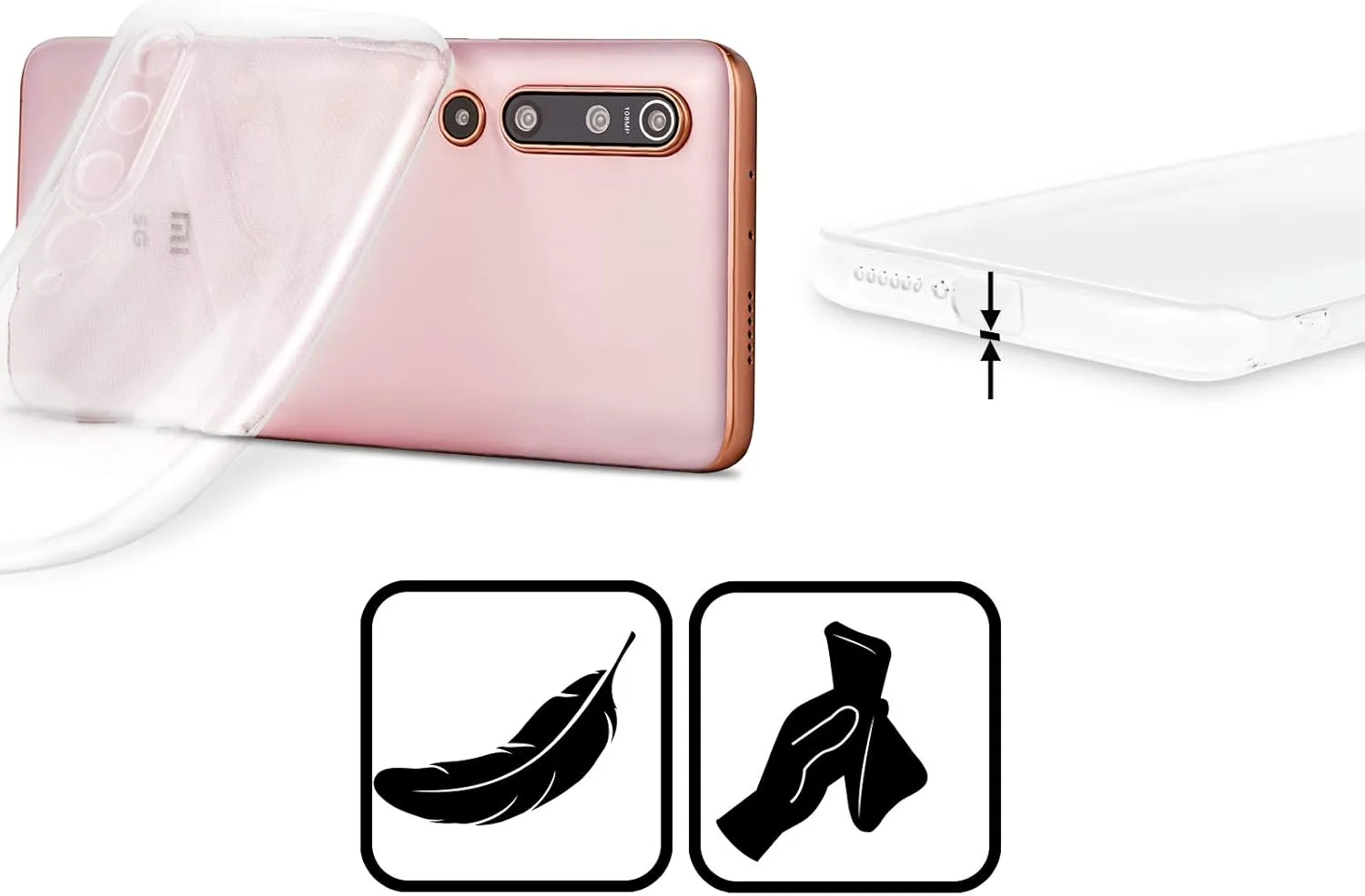 Head Case Designs Officially Licensed Nene Thomas The Gift Pink with Cat Fairies Soft Gel Case Compatible with Xiaomi Redmi A3
