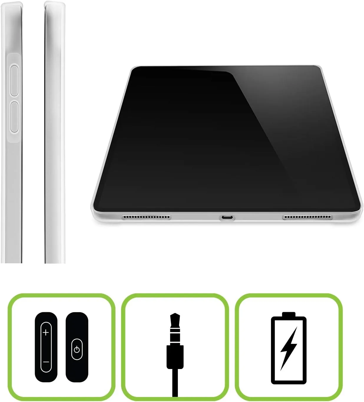 Head Case Designs Officially Licensed Vincent HIE Loving Wolves Canidae Soft Gel Case Compatible with Apple iPad Mini (2021/2024)