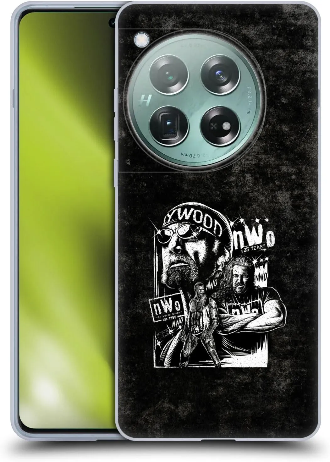 Head Case Designs Officially Licensed WWE Fathead Superstar NWO Soft Gel Case Compatible with OnePlus 12