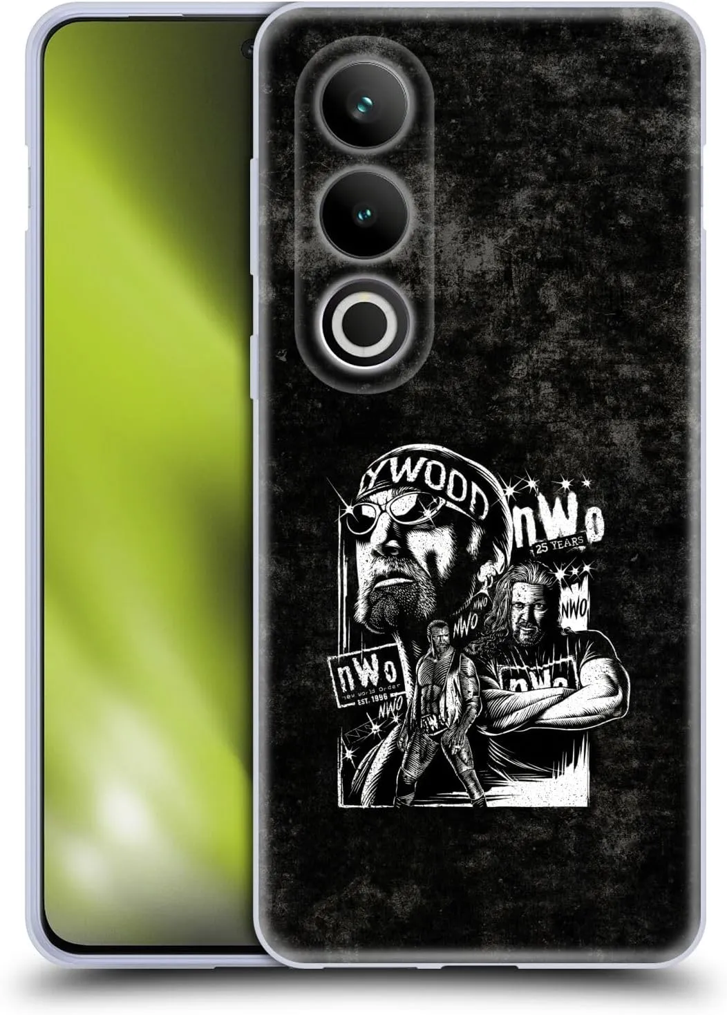 Head Case Designs Officially Licensed WWE Fathead Superstar NWO Soft Gel Case Compatible with OnePlus Ace 3V 5G