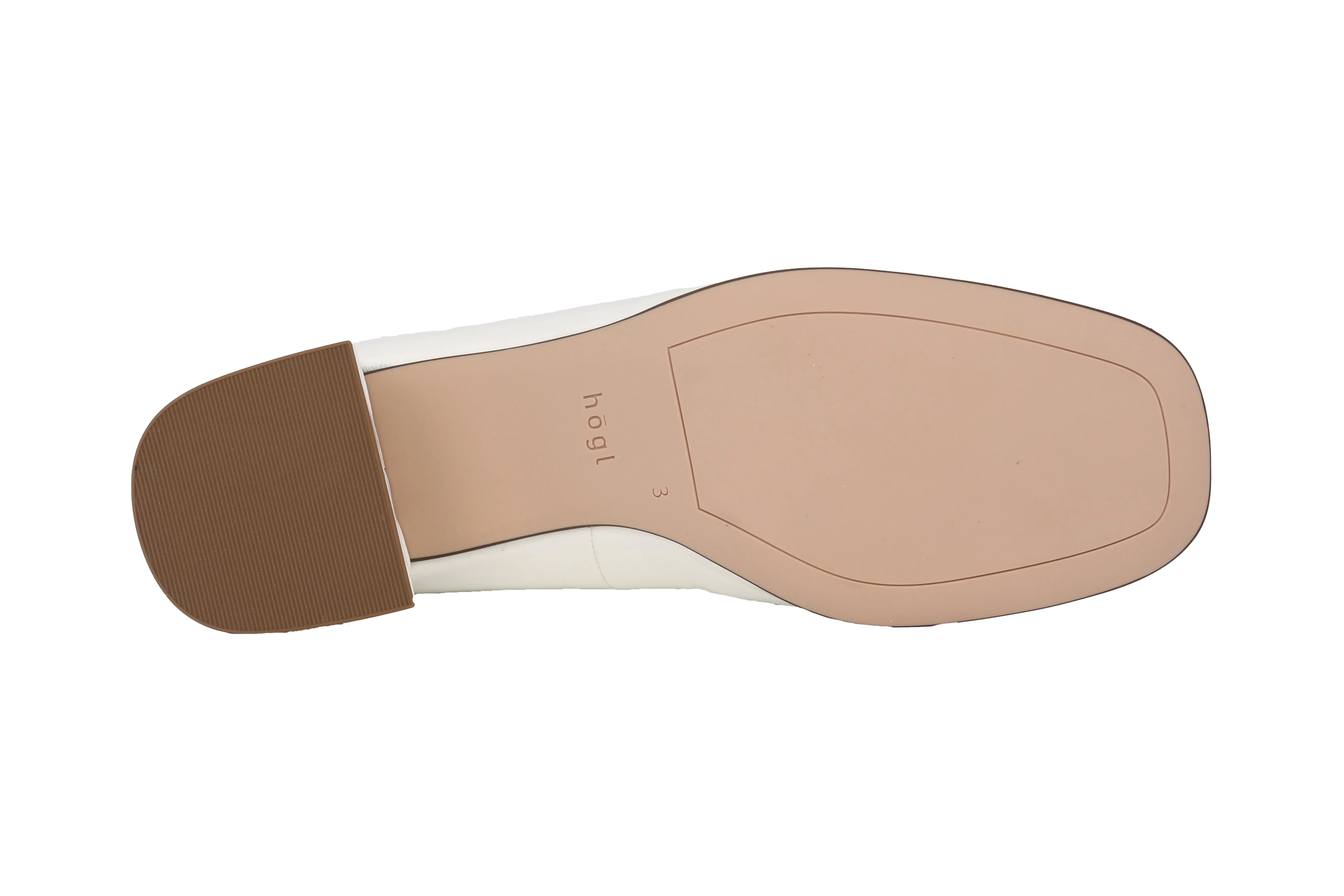 'Helen' women's pump - White patent