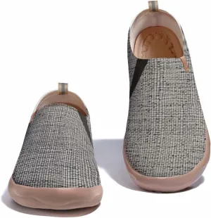 Hetios Women's Comfortable Casual Loafers Flat Knit Lightweight Artistic Slip-On Shoes Travel Footwear