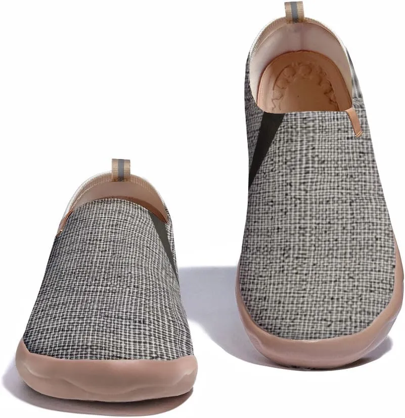 Hetios Women's Comfortable Casual Loafers Flat Knit Lightweight Artistic Slip-On Shoes Travel Footwear
