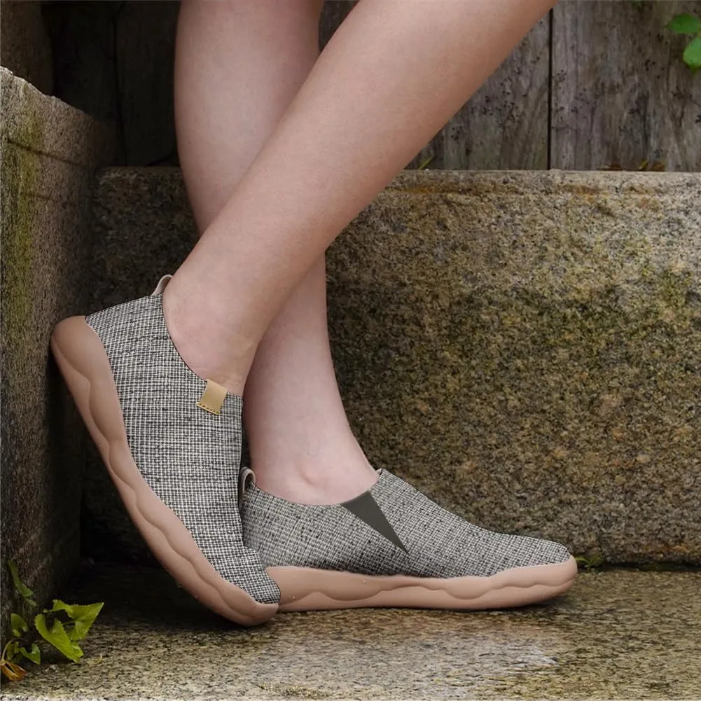 Hetios Women's Comfortable Casual Loafers Flat Knit Lightweight Artistic Slip-On Shoes Travel Footwear