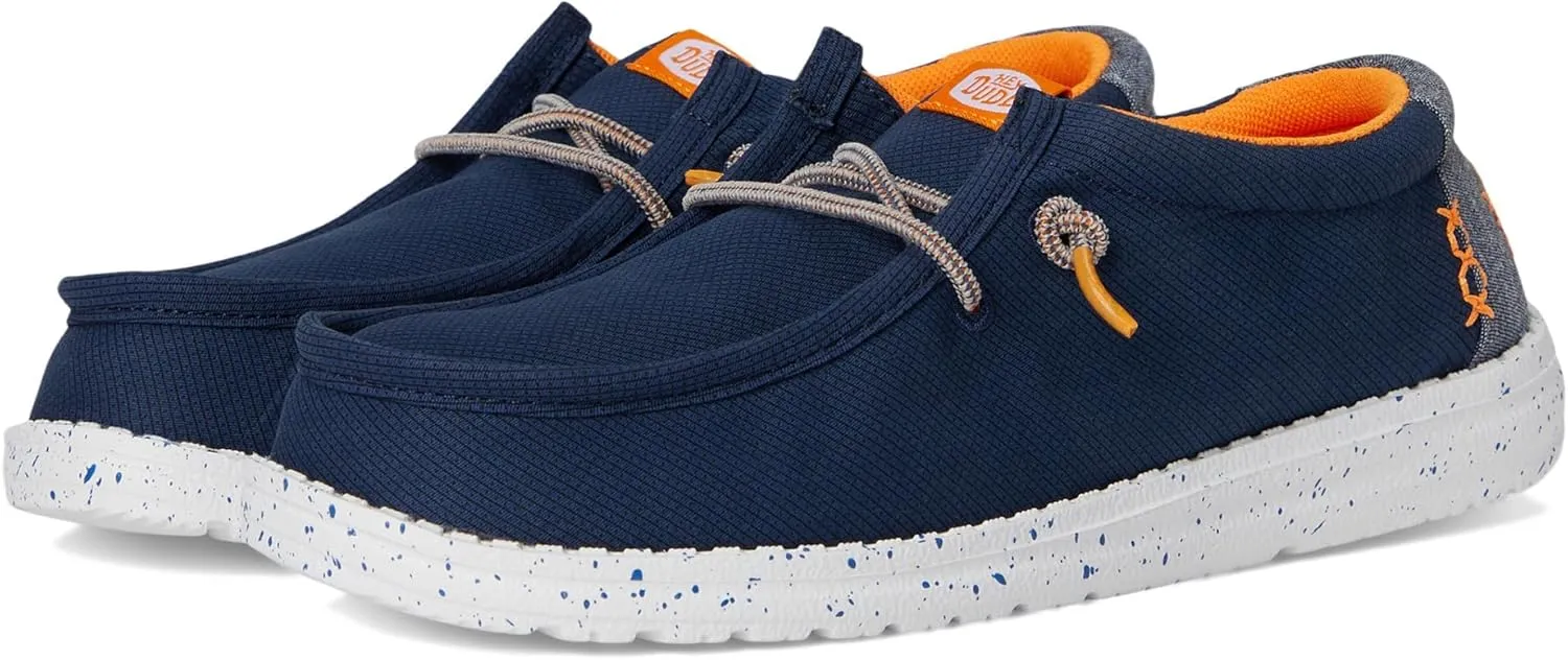 Hey Dude Boy's Wally Sport Grid (Little Big Kid) Loafer