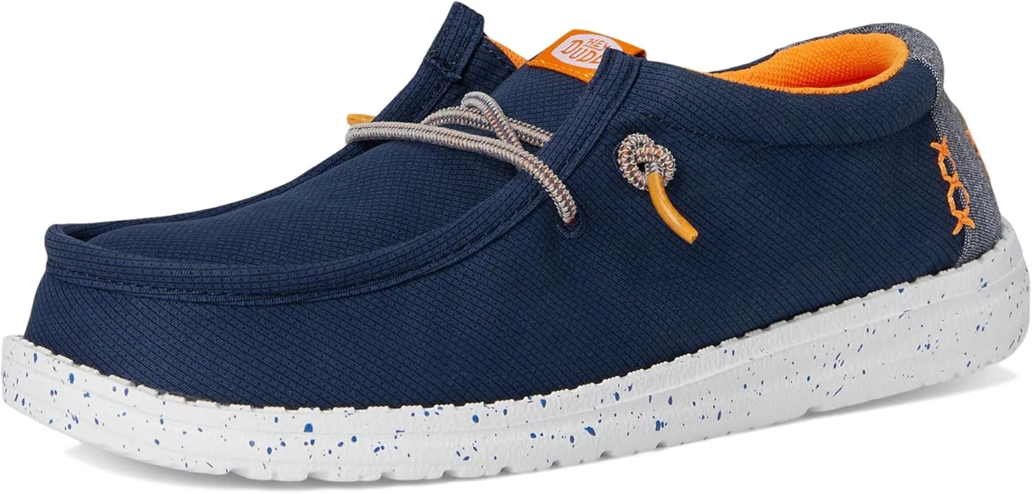 Hey Dude Boy's Wally Sport Grid (Little Big Kid) Loafer