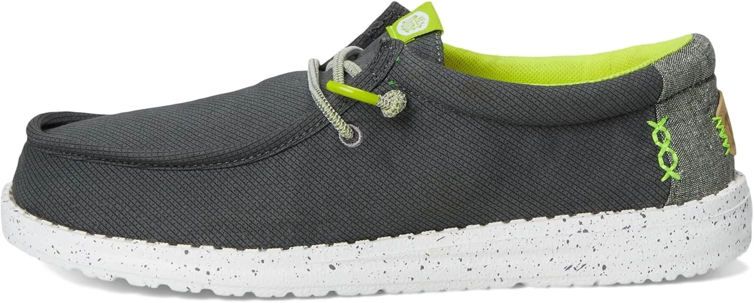 Hey Dude Boy's Wally Sport Grid (Little Big Kid) Loafer