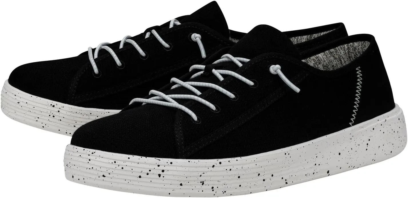 Hey Dude Men's Cody Sport Mesh Charcoal Size 4 | Men's Shoes | Men's Slip On Sneakers
