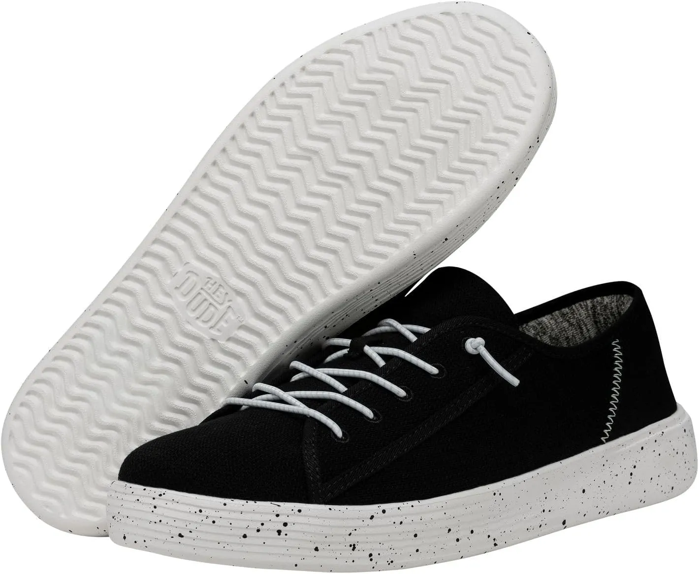 Hey Dude Men's Cody Sport Mesh Charcoal Size 4 | Men's Shoes | Men's Slip On Sneakers