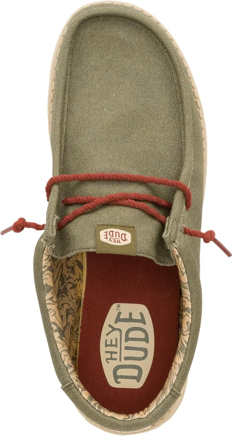 Hey Dude Men's Wally Waxed Canvas Sneaker