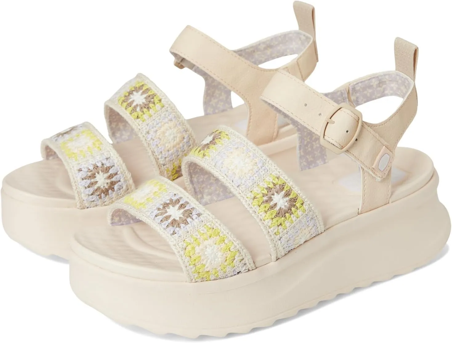 Hey Dude Women's Delray Buckle Cottage Crochet Loafer