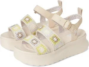 Hey Dude Women's Delray Buckle Cottage Crochet Loafer