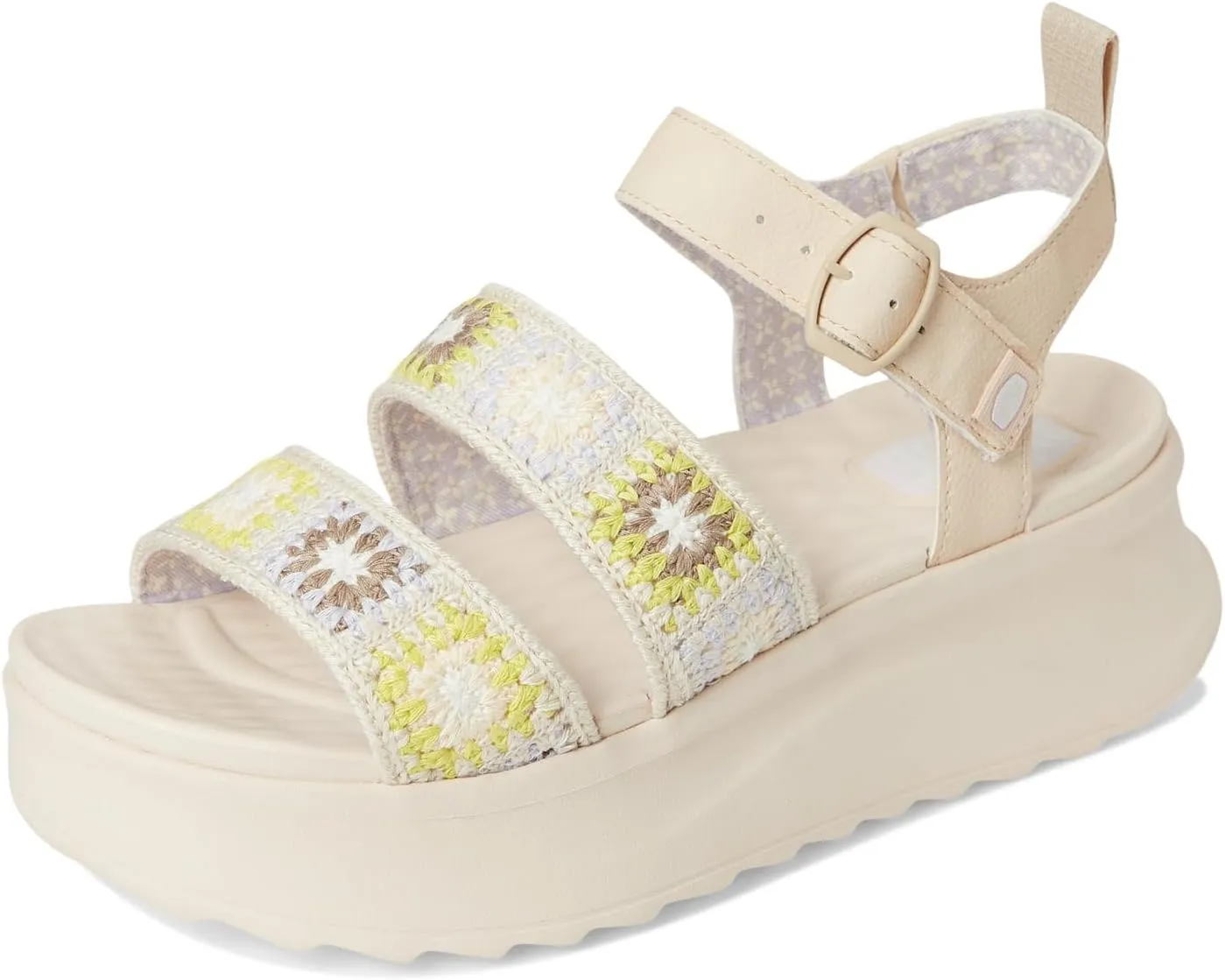 Hey Dude Women's Delray Buckle Cottage Crochet Loafer