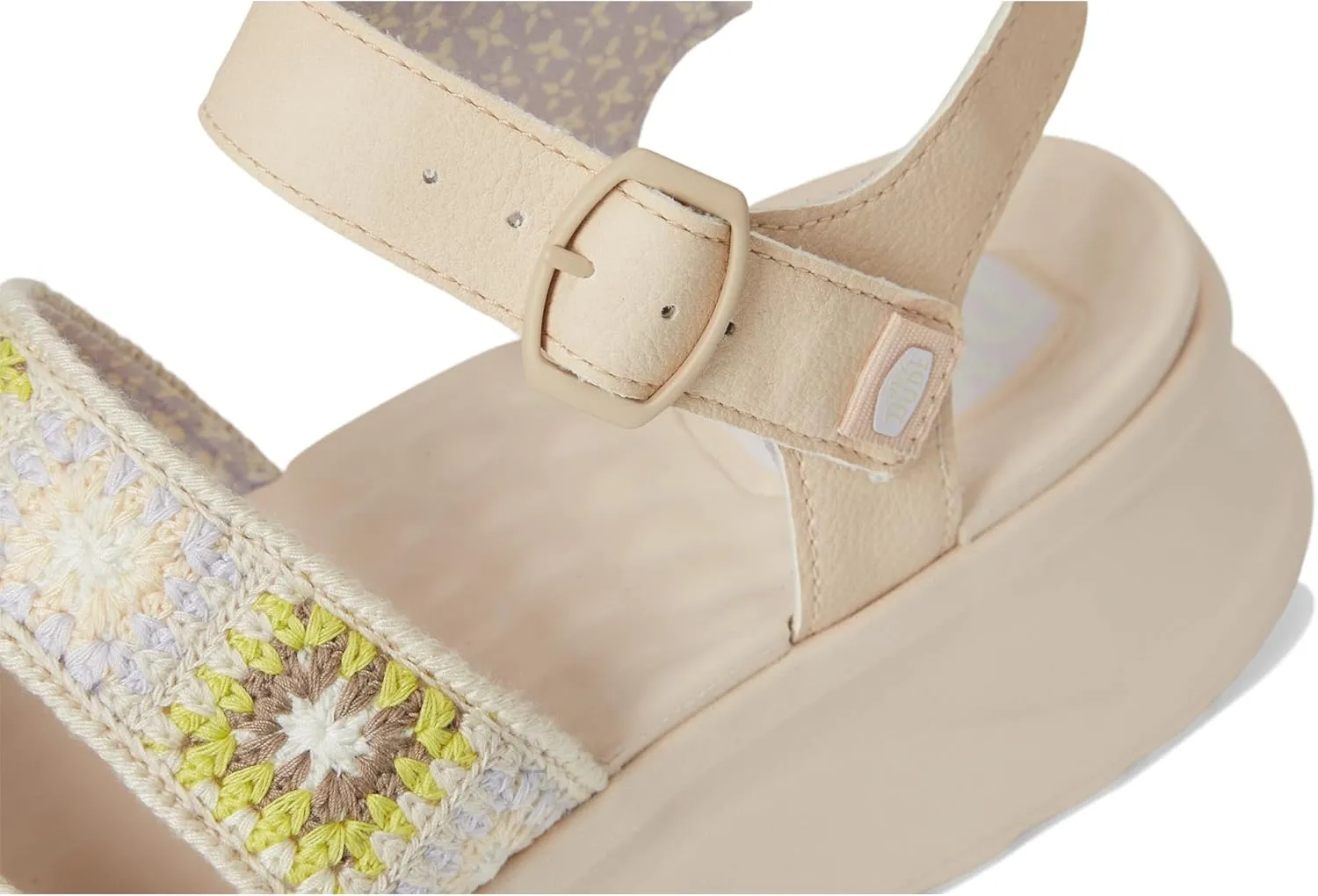 Hey Dude Women's Delray Buckle Cottage Crochet Loafer
