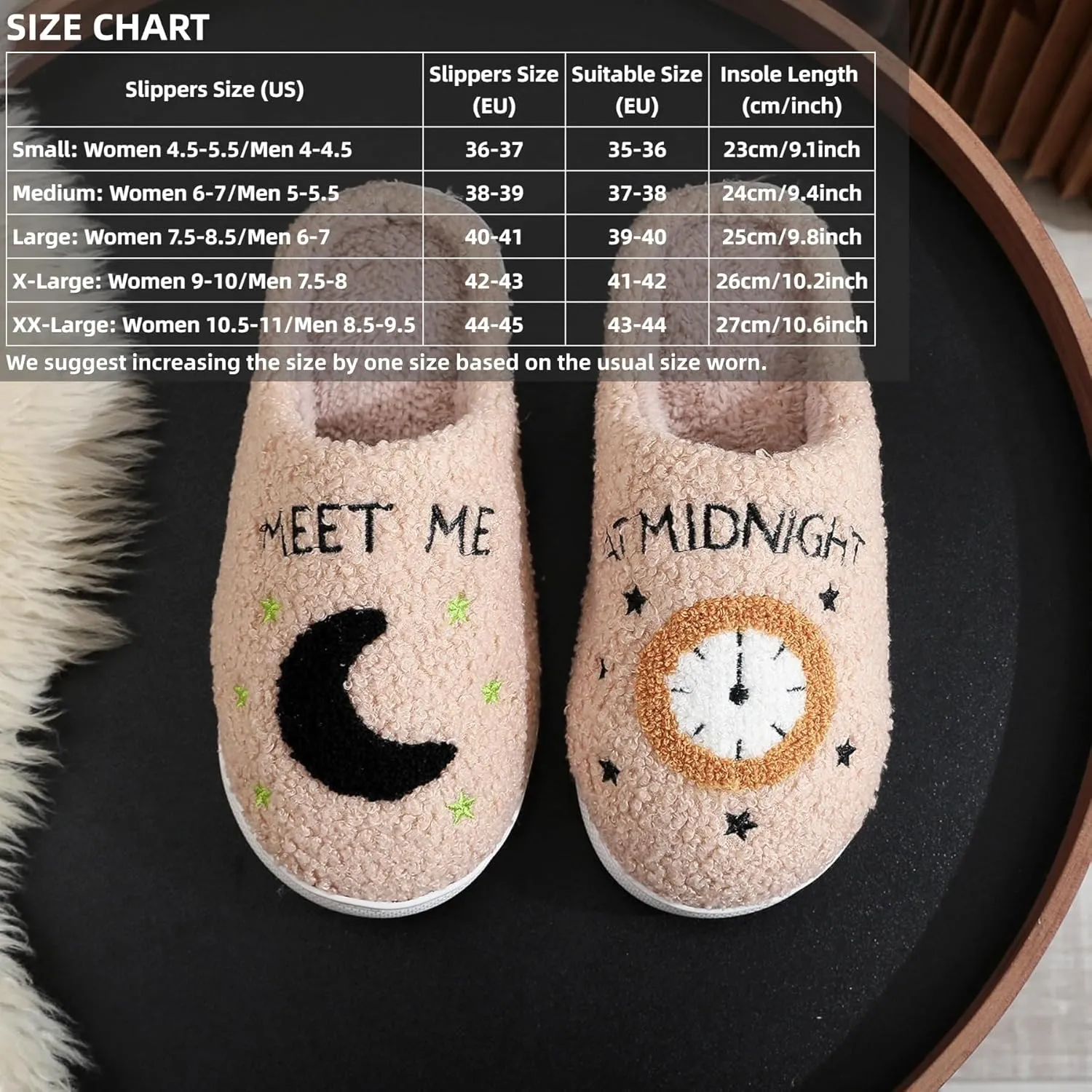 Home Slippers Winter Warm Plush Slippers Comfy Slippers for Women Men Indoor House Fluffy Couple Slippers Soft Cozy Non-Slip Sole Shoes Bedroom Slippers Fuzzy Moon Slippers
