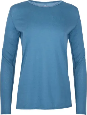 Hot Chillys Women's Pepper Bi-Ply Crewneck Top-Midweight Relaxed Fit Base Layer Thermal Training Cold Weather Long Sleeve Top