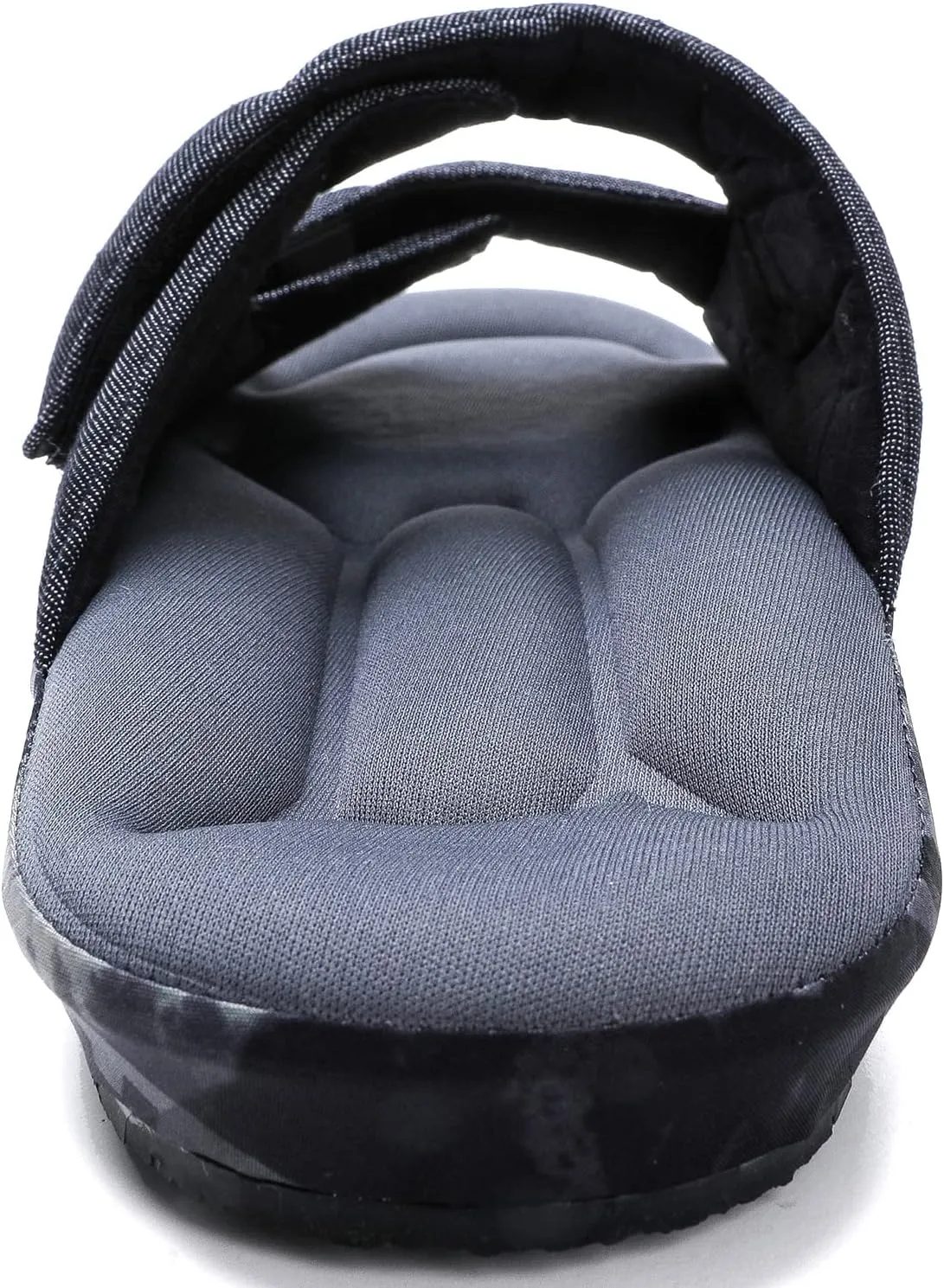 House Slippers for Men Adjustable with Arch Support Memory Foam Slip On House Shoes Indoor Outdoor