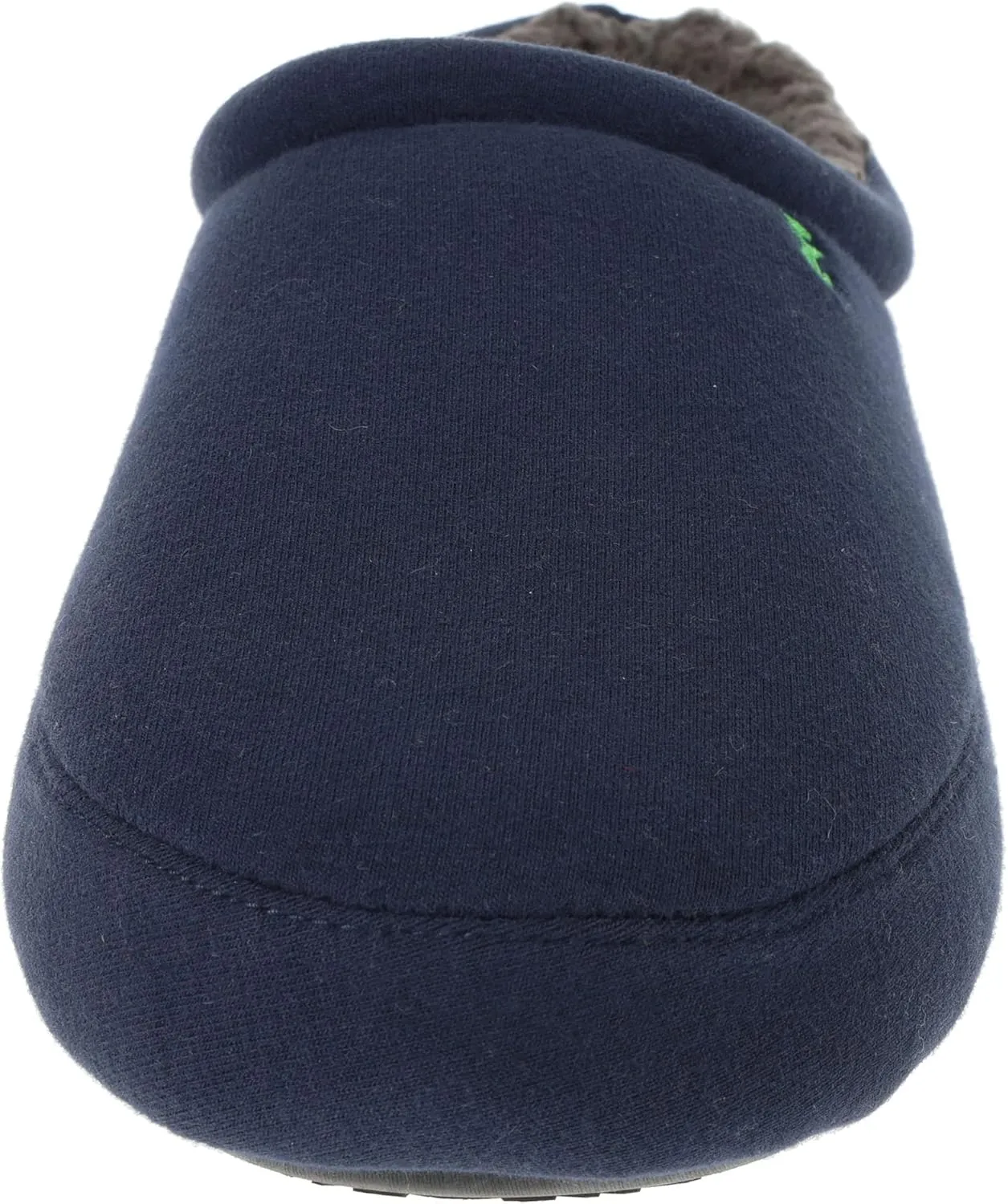 IZOD Mens Slipper, Jersey Sport Clog with Fleece Lining, Navy/Grey/Black, Size MD to XXL (Mens 8 to 13)