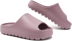 Jaeynow Cloud Slides for Women,Unisex EVA Soft Recovery Slides,Thick Sole Open Toe Mens Pillow Slides Shower Shoes Outdoor&Indoor House Slippers