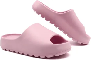 Jaeynow Cloud Slides for Women,Unisex EVA Soft Recovery Slides,Thick Sole Open Toe Mens Pillow Slides Shower Shoes Outdoor&Indoor House Slippers