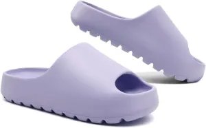 Jaeynow Cloud Slides for Women,Unisex EVA Soft Recovery Slides,Thick Sole Open Toe Mens Pillow Slides Shower Shoes Outdoor&Indoor House Slippers