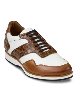 Jared Sneaker - Tan/white