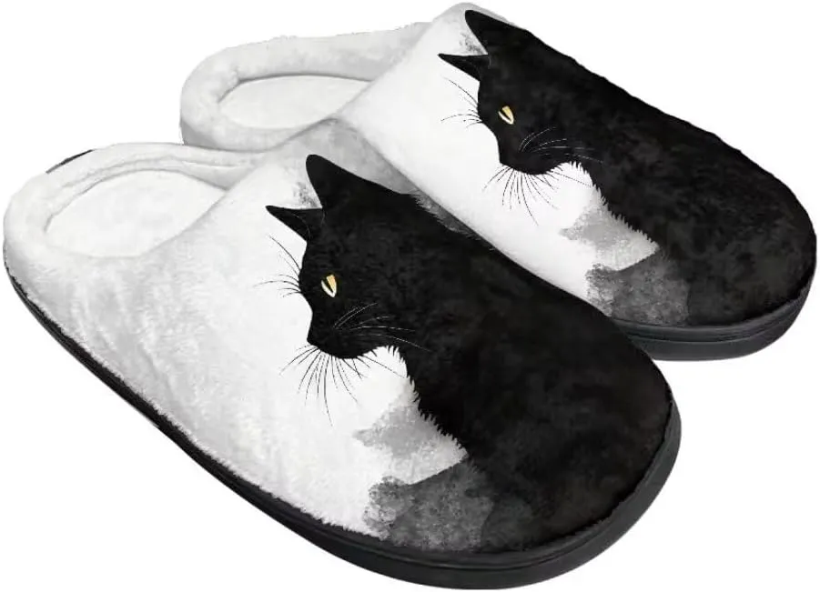 Jeiento Fluffy Winter House Shoes for Women Ladies Closed Toe Slipper Indoor Bedroom Slipper Anti-Skid Rubber Casual Soft Slides Scuff Slippers