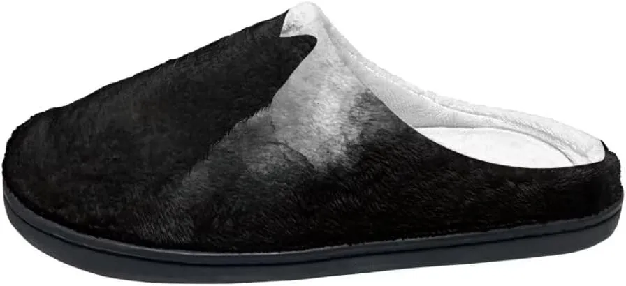 Jeiento Fluffy Winter House Shoes for Women Ladies Closed Toe Slipper Indoor Bedroom Slipper Anti-Skid Rubber Casual Soft Slides Scuff Slippers