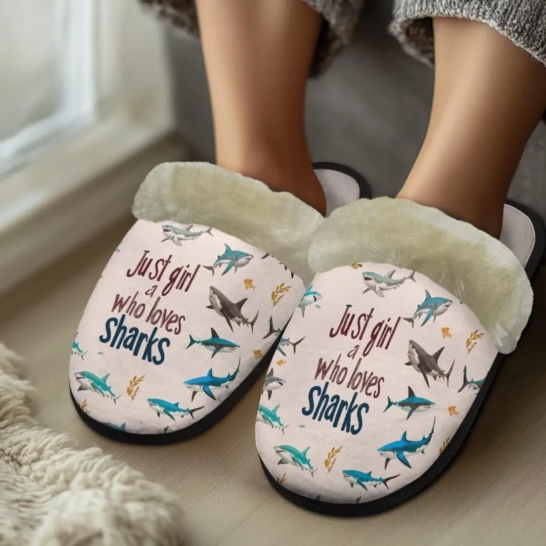 Jeiento Fuzzy Slippers for Women Cozy Memory Foam Scuff Slippers Adult Winter Indoor Slip On Closed Back Slipper Plus Cotton Slippers