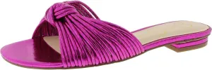 Jessica Simpson Womens Dydra Denim Slip-On Slide Sandals