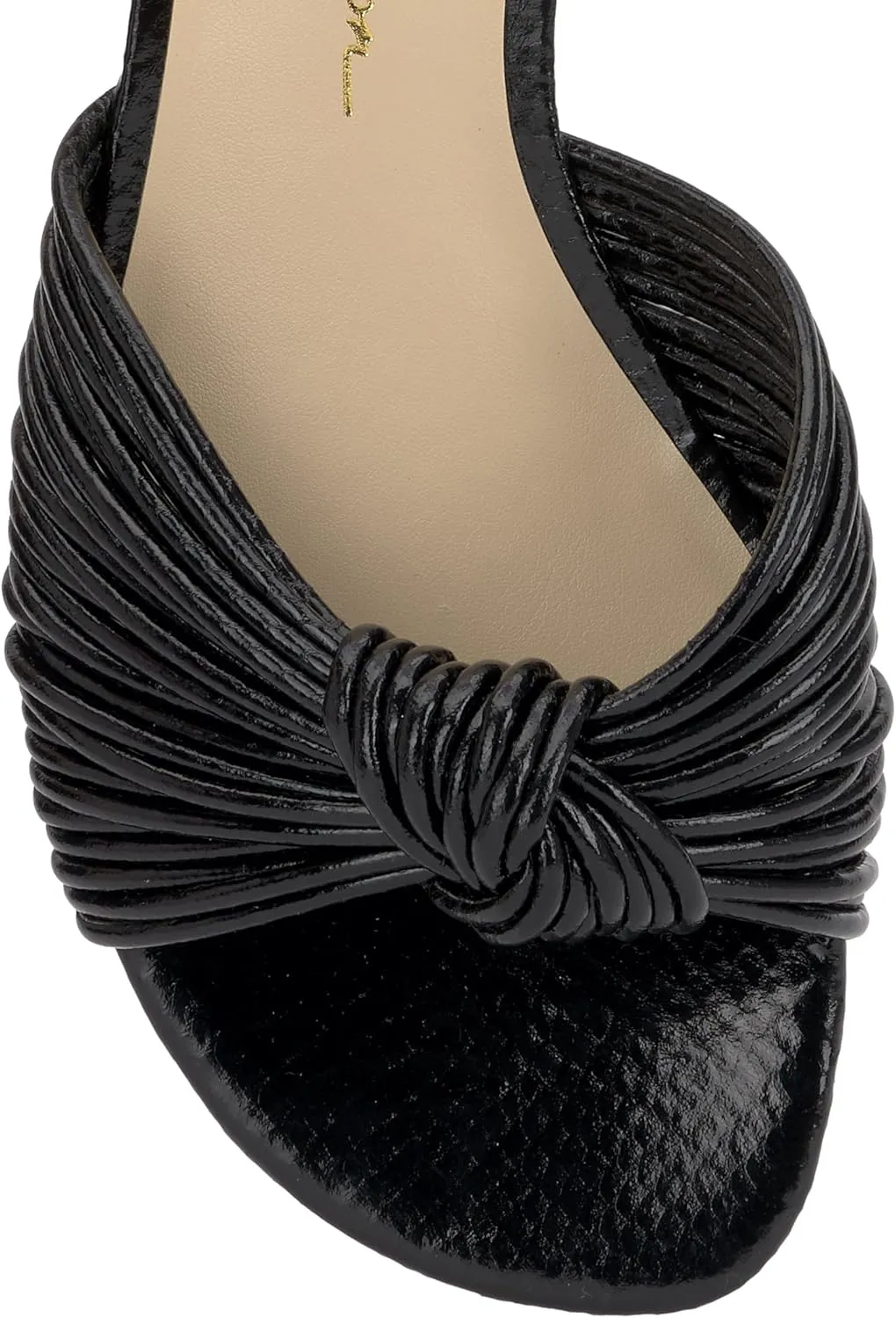 Jessica Simpson Womens Dydra Denim Slip-On Slide Sandals