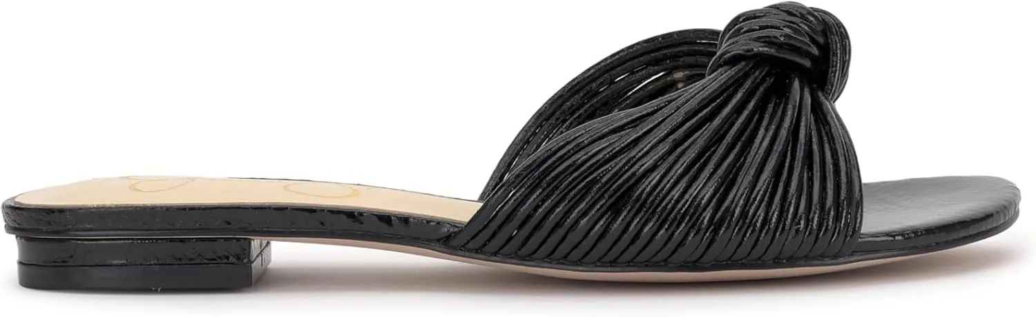 Jessica Simpson Womens Dydra Denim Slip-On Slide Sandals