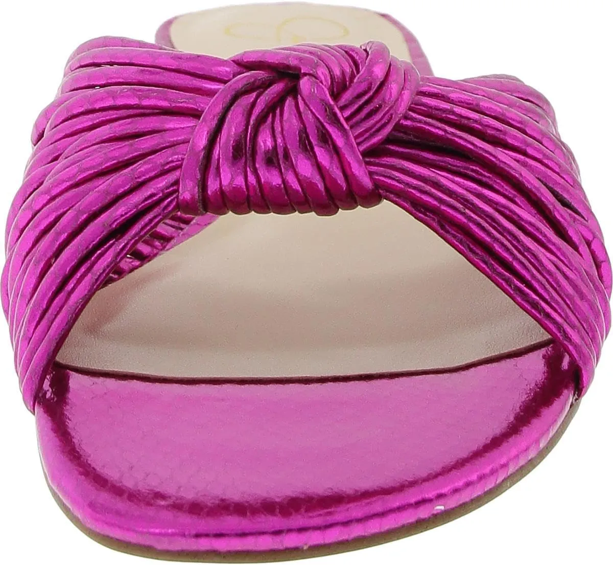 Jessica Simpson Womens Dydra Denim Slip-On Slide Sandals