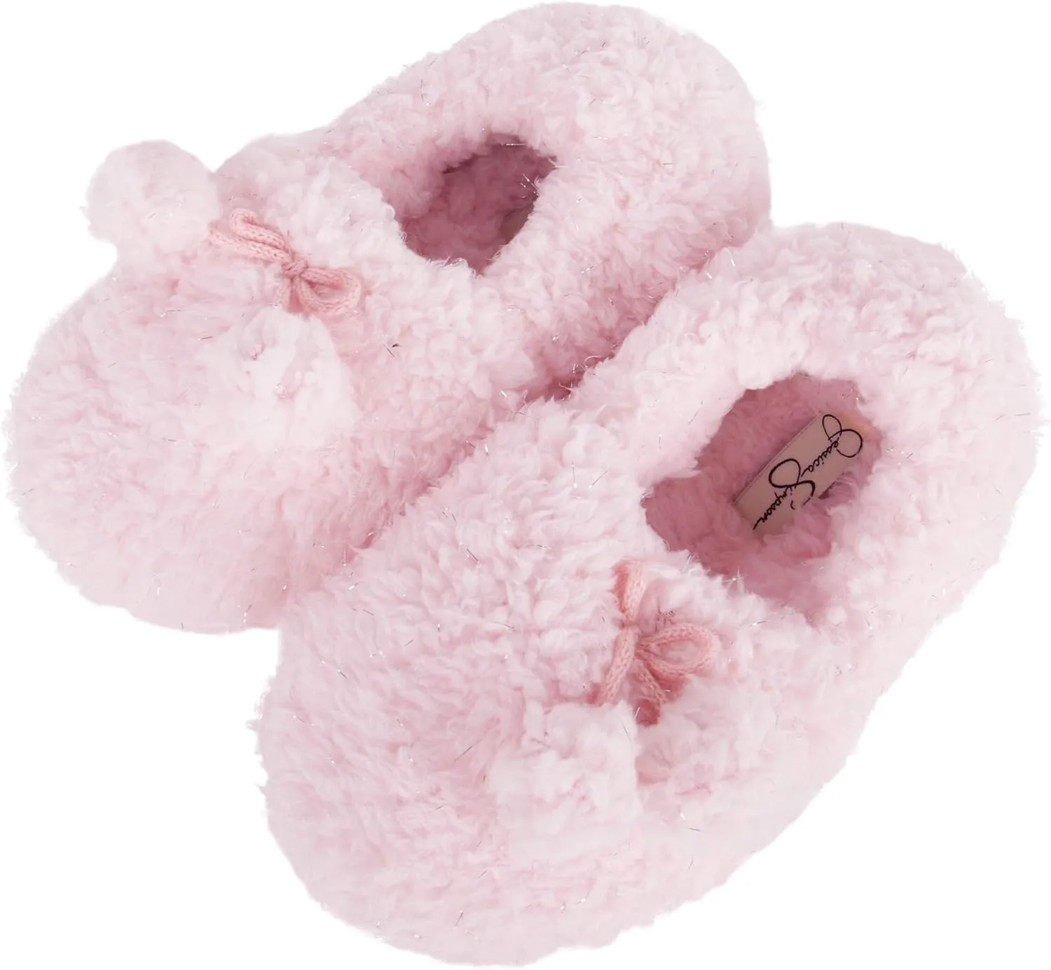 Jessica Simpson Women's Fuzzy Slipper Socks with Washable Face Masks