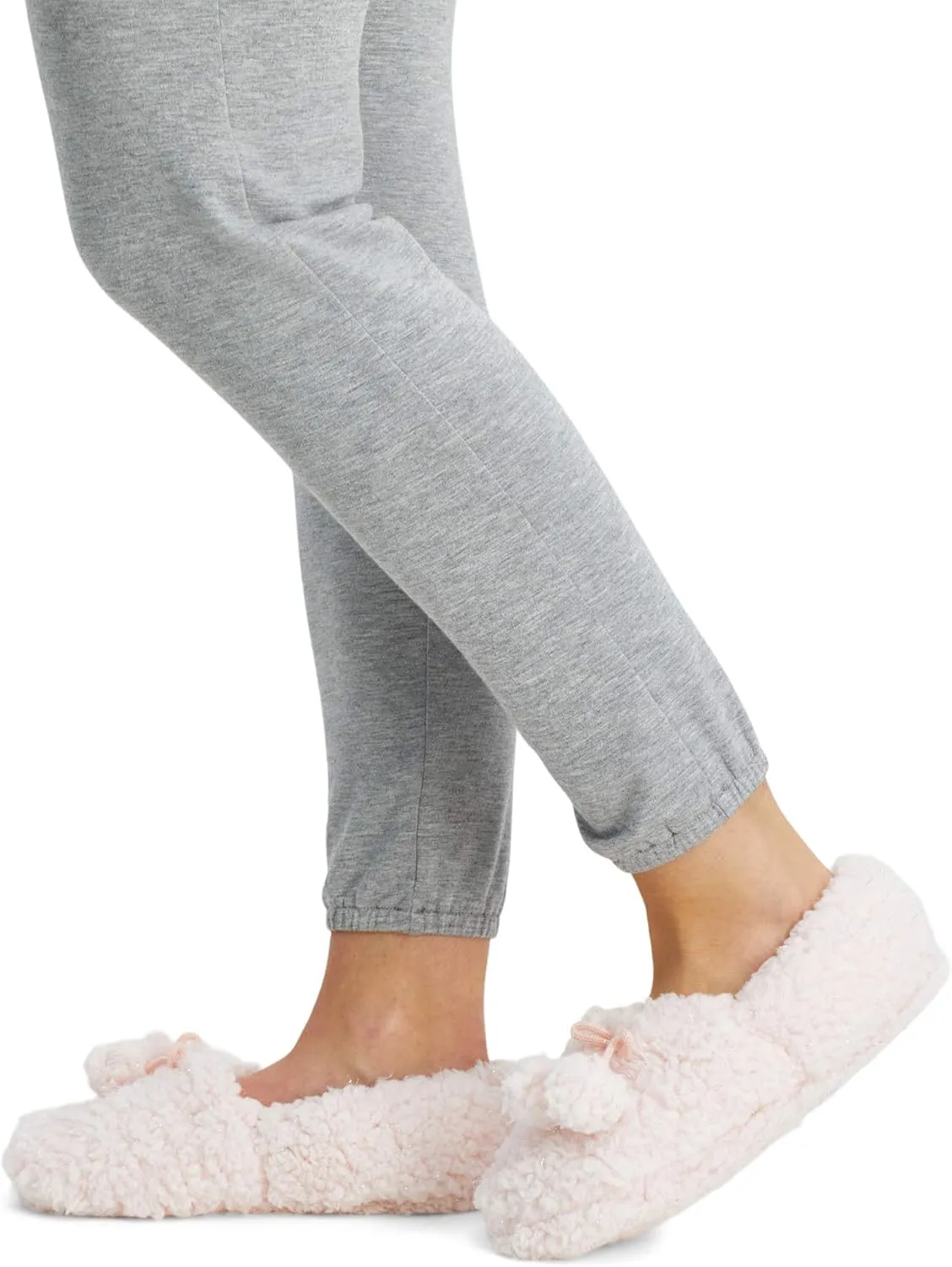 Jessica Simpson Women's Fuzzy Slipper Socks with Washable Face Masks