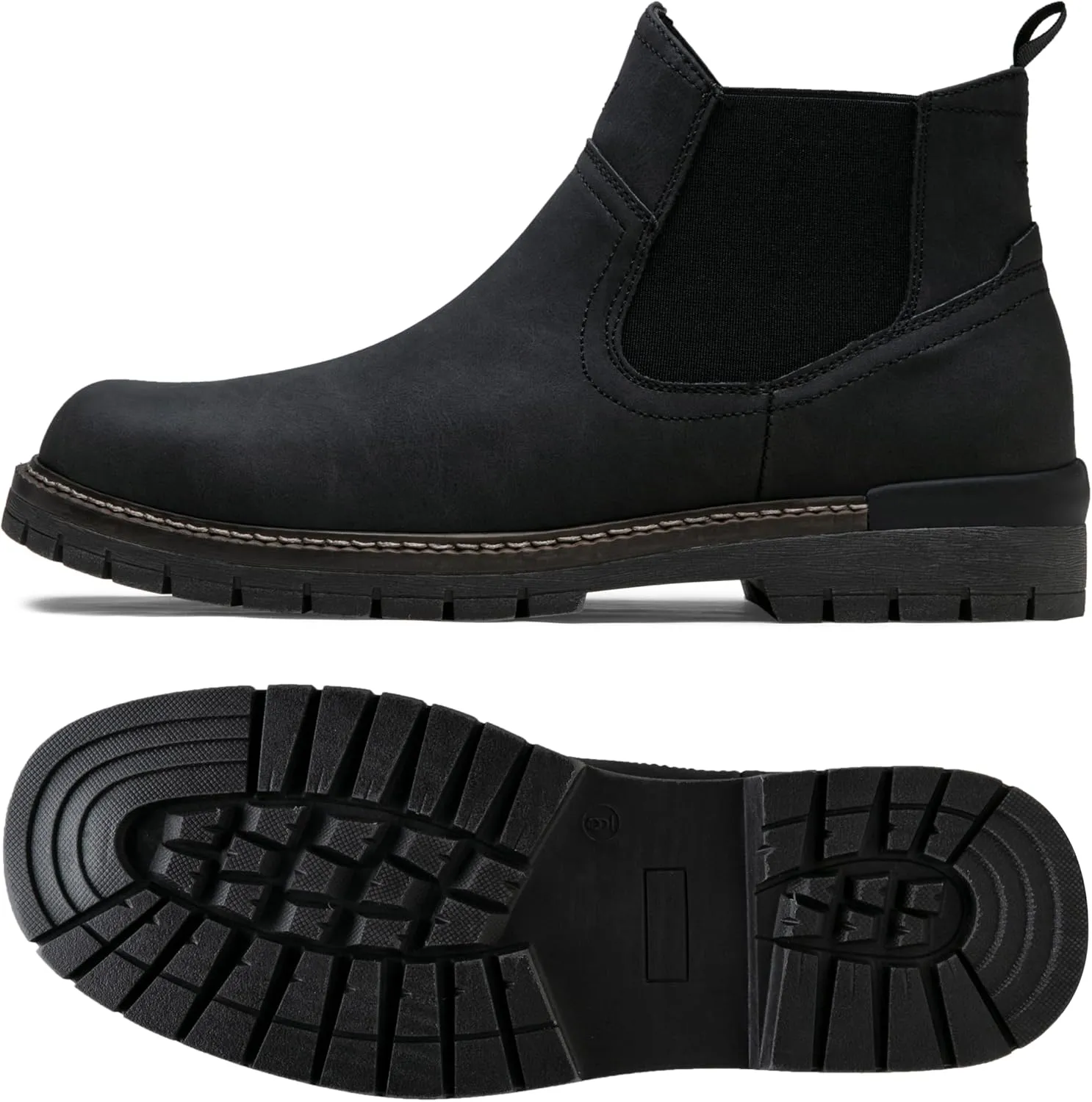 Jousen Chelsea Boots Casual Slip On Ankle Waterproof Mens Boots