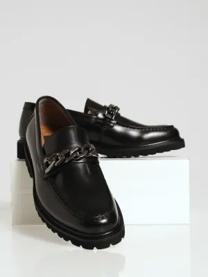 Kallix Track Outsole Chunky Loafer - Black