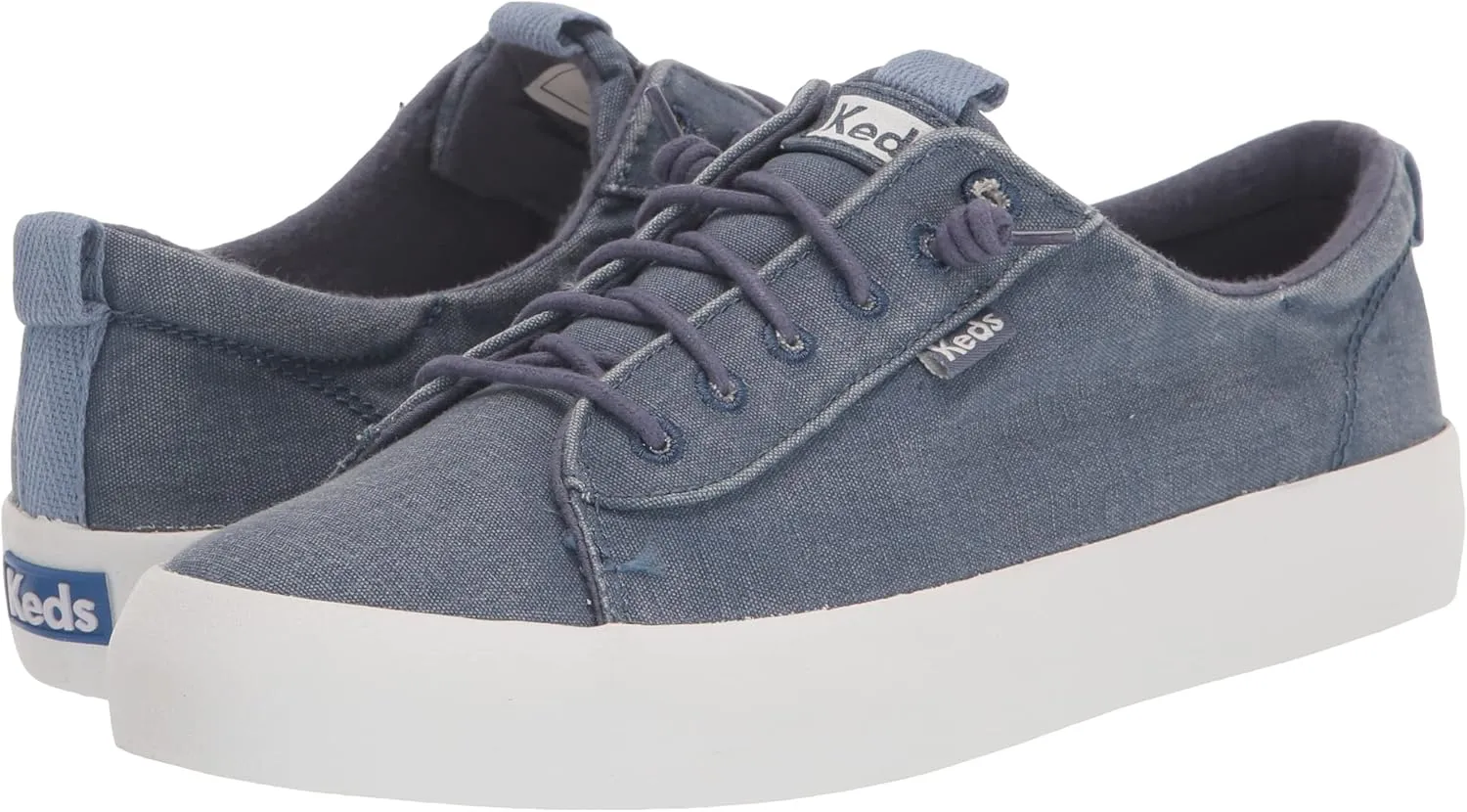 Keds Women's Kickback Canvas Slip on Sneaker