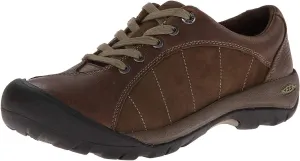 KEEN Women's Presidio Casual Comfortable Oxfords, Dark Brown/Black, 10