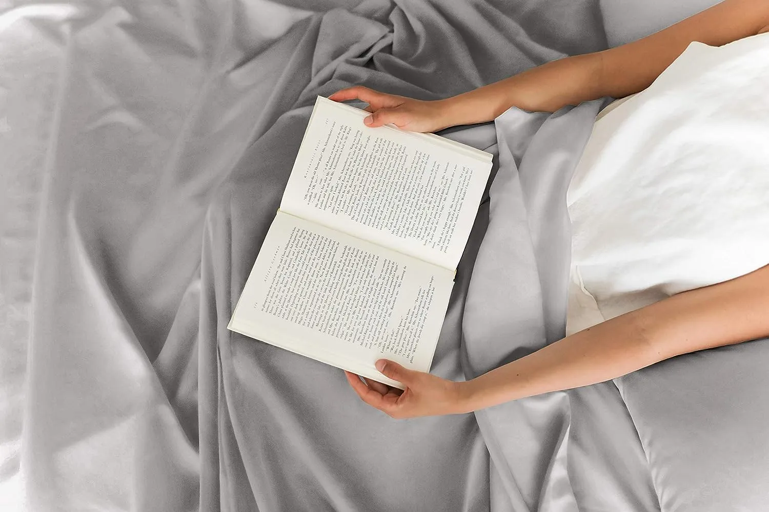 King 6 Piece Sheet Set - Comfy Breathable & Cooling - Ultra-Soft Hotel Luxury Bedding Set with 8-16 Inch Deep Pockets - 1 Flat & 1 Fitted Sheet & 4 Pillowcases - Wrinkle Free & Easy Care - Light Grey