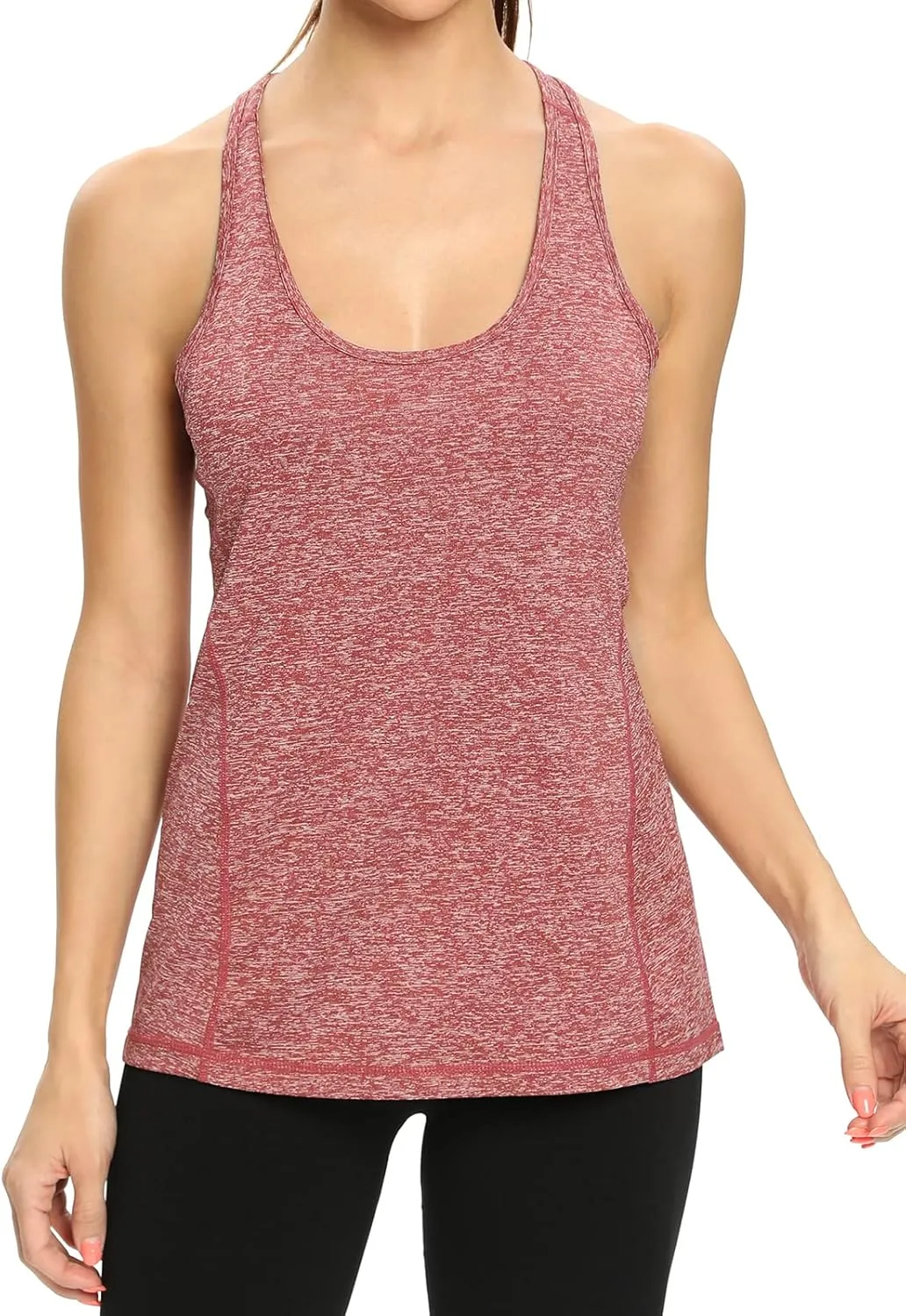 Kniffi Workout Tank Tops for Women Running Racerback Tank Exercise Yoga Tanks Gym Sleeveless Shirts 4 Pack