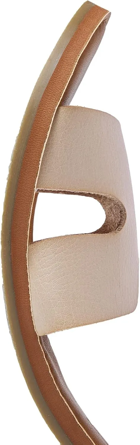 KOLILI Womens Flat Slide Sandals, Summer Fashion Sandals, Comfy Style | Warm-weather Favorite