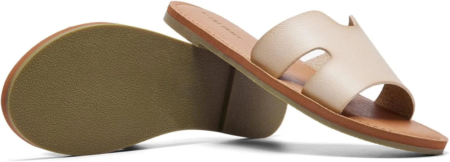 KOLILI Womens Flat Slide Sandals, Summer Fashion Sandals, Comfy Style | Warm-weather Favorite